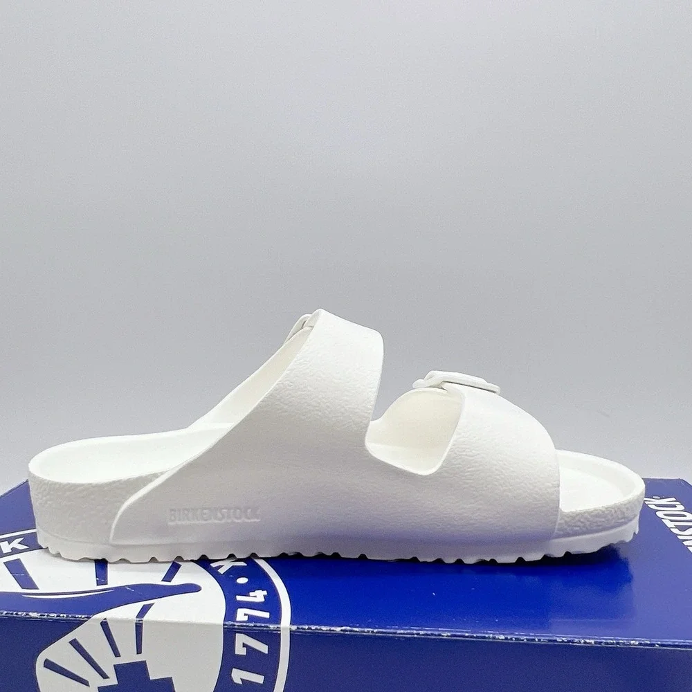 Birkenstock Arizona Girls Sandals Slides Slip On Comfort Shoes White EU 34 US 3